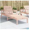 Image de Chaise Longue, Transat avec Dossiers Réglables et Accourdoirs, Bain de Soleil Jardin Piscine Terrasse Extérieur, Bois 832541
