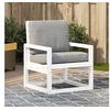 Image de Salon de jardin bois blanc