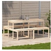Image de Table de Pique-nique, Table à Manger Rectangulaire, Meuble de Camping Jardin Terrasse Patio Extérieur, Moderne, Bois 832562