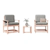 Image de Salon de jardin 3 pcs bois massif douglas