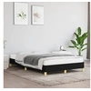 Image de Cadre de lit sans matelas noir 120x190 cm tissu