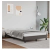 Image de Cadre de Lit, Lit Rembourré avec Pieds, Sommier à Lattes, Lit Double, Lit Adulte de Chambre à Coucher Intérieur, 379500