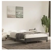 Image de Cadre de lit sans matelas gris foncé 120x190 cm velours