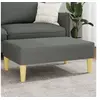 Image de Tabouret 77x55x31 cm tissu gris foncé379554