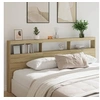 Image de Armoire tête de lit avec LED chêne sonoma 220x17x102 cm