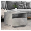 Image de Table Basse avec Lumières LED, Bout de Canapé, Table d'Appoint, Meuble de Salon Salle de Séjour Intérieur, Moderne, 839829