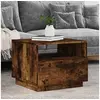 Image de Table Basse avec Lumières LED, Bout de Canapé, Table d'Appoint, Meuble de Salon Salle de Séjour Intérieur, Moderne, 839830