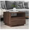 Image de Table Basse avec Lumières LED, Bout de Canapé, Table d'Appoint, Meuble de Salon Salle de Séjour Intérieur, Moderne, 839832