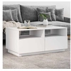 Image de Table basse avec lumières LED blanc 90x49x40 cm