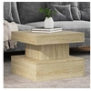 Image de Table Basse avec Lumières LED, Bout de Canapé, Table d'Appoint, Meuble de Salon Salle de Séjour Intérieur, Moderne, 839842