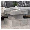 Image de Table basse avec lumières LED gris béton 50x50x40 cm