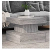 Image de Table Basse avec Lumières LED, Bout de Canapé, Table d'Appoint, Meuble de Salon Salle de Séjour Intérieur, Moderne, 839845