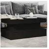 Image de Table Basse avec Lumières LED, Bout de Canapé, Table d'Appoint, Meuble de Salon Salle de Séjour Maison Intérieur, 839848