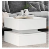 Image de Table basse avec lumières LED blanc 50x50x40 cm