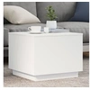 Image de Table Basse avec Lumières LED, Bout de Canapé, Table d'Appoint, Meuble de Salon Salle de Séjour Maison Intérieur, 839868