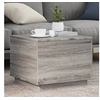 Image de Table Basse avec Lumières LED, Bout de Canapé, Table d'Appoint, Meuble de Salon Salle de Séjour Intérieur, Moderne, 839873