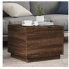 Image de Table Basse avec Lumières LED, Bout de Canapé, Table d'Appoint, Meuble de Salon Salle de Séjour Intérieur, Moderne, 839874
