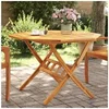 Image de Table pliable de jardin Ø110x75 cm bois d'acacia solide, table, table pliante, table de camping, table à manger, 4004911