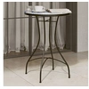 Image de Table de bistro mosaïque bleu et blanc Ø50x70 cm céramique, table mosaïque, table d'extérieur, table de balcon, table 4003399