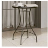 Image de Table de bistro mosaïque noir et blanc Ø50x70 cm céramique, table mosaïque, table d'extérieur, table de balcon, table 4003400