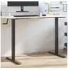 Image de Cadre de bureau debout noir (94-135)x60x(70-114) cm acier