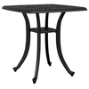 Image de Table de jardin aluminium coulé noir 53x53x53cm extérieur 4002816