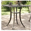 Image de Table de jardin bronze 53x53x53 cm aluminium coulé, table, table de patio, meuble d'extérieur, table d'extérieur, 4002819