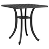 Image de Table de jardin aluminium coulé noir 53x53x53cm extérieur 4002820