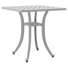 Image de Table de jardin aluminium coulé blanc 53x53x53cm extérieur 4002821