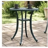 Image de Table de jardin vert Ø48x53 cm aluminium coulé