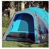Image de Tente de camping à dôme 3 personnes bleu libération rapide