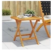 Image de Table d'appoint de jardin 40x40x40 cm bois d acacia massif