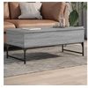 Image de Table basse sonoma gris 100x50x40 cm bois d'ingénierie et métal845379