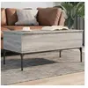 Image de Table Basse, Bout de Canapé avec Pieds Réglables, Table d'Appoint Salon Salle de Séjour Intérieur, Moderne, Sonoma 845414