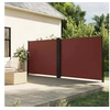 Image de Auvent Latéral Rétractable, Brise-vue de Jardin, Ecran de Protection, Ecran de Balcon Terrasse Arrière-cour 4004824