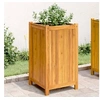 Image de Jardinière avec doublure 42x42x75 cm bois massif d acacia