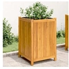 Image de Jardinière avec doublure 50x50x75 cm bois massif d acacia