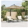 Image de Parasol de jardin avec mât en acier marron 269x269x235 cm, parasol, parasol d'extérieur, parasol de patio, parapluie, 4005078