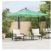 Image de Parasol droit mat en acier toile en polyester carre 269 x 269