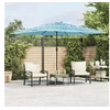 Image de Parasol droit toile en polyester carre 290 x 290 mat en acier