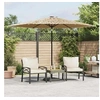 Image de Parasol de jardin avec mât en acier marron 288x288x225 cm, parasol, parasol d'extérieur, parasol de patio, parapluie, 4005105