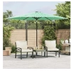 Image de Parasol droit mat en acier 288 x 288 toile en polyester carre