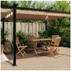 Image de Prieel met uittrekbaar dak 3x6 m aluminium taupe3217063