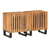Image de Tables de chevet 2 pcs 40x34x46 cm bois d'acacia massif377419