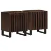 Image de Tables de chevet 2 pcs 40x34x46 cm bois de manguier massif377421