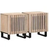 Image de Tables de Chevet 2 pcs, Armoires de Lit avec Rangement, Tables de Nuit, Meubles de Chambre à Coucher Intérieur, Bois 377423