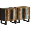 Image de Tables de chevet 2 pcs 40x34x46 cm bois massif de récupération
