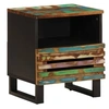 Image de Table de Chevet, Armoire de Lit avec Rangement, Table de Nuit, Meuble de Chambre à Coucher Intérieur, Bois Massif de 377474