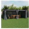 Image de Prieel met gordijnen 6x3 m staal antracietkleurig4003921