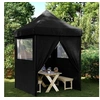 Image de Tente de réception - - Pliable 4 parois - Noir - 200x200x306 cm - Imperméable